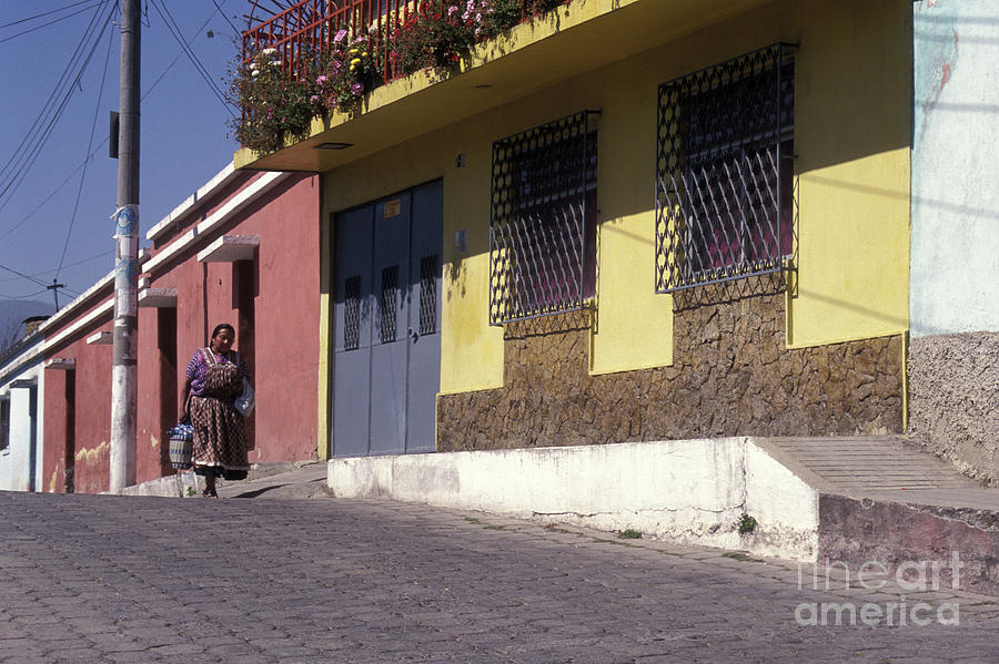 Quetzaltenango Street Photograph by John  Mitchell
