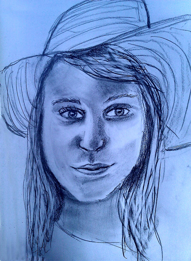 Quick Portrait Drawing by Hannah Greer - Fine Art America