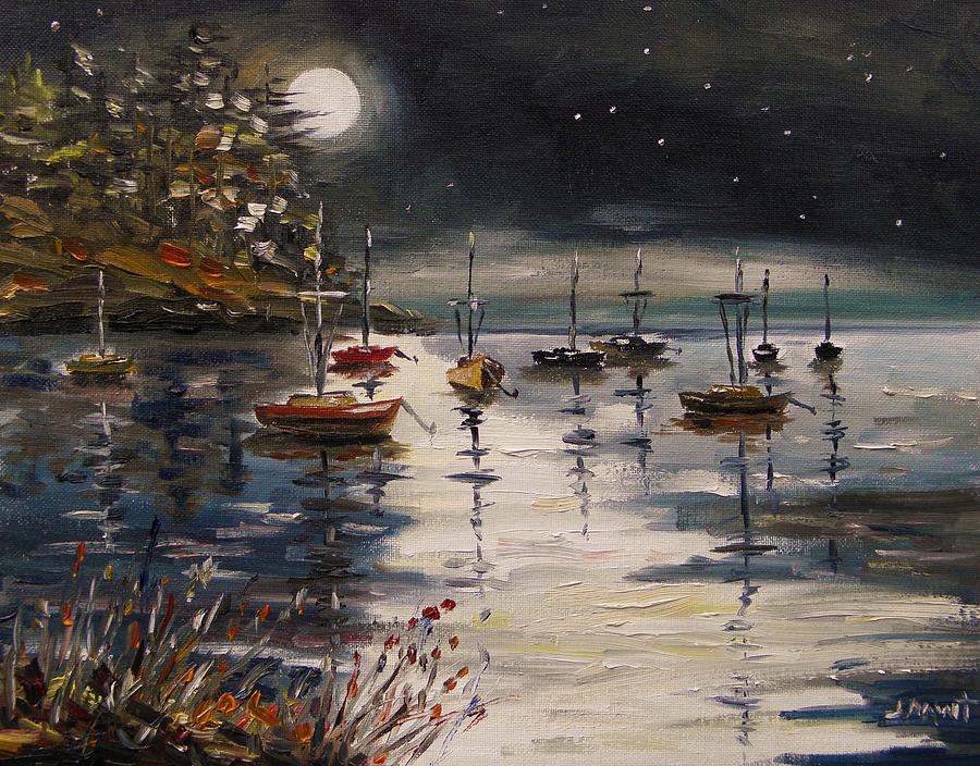 Quiet and Still Night Painting by John Williams