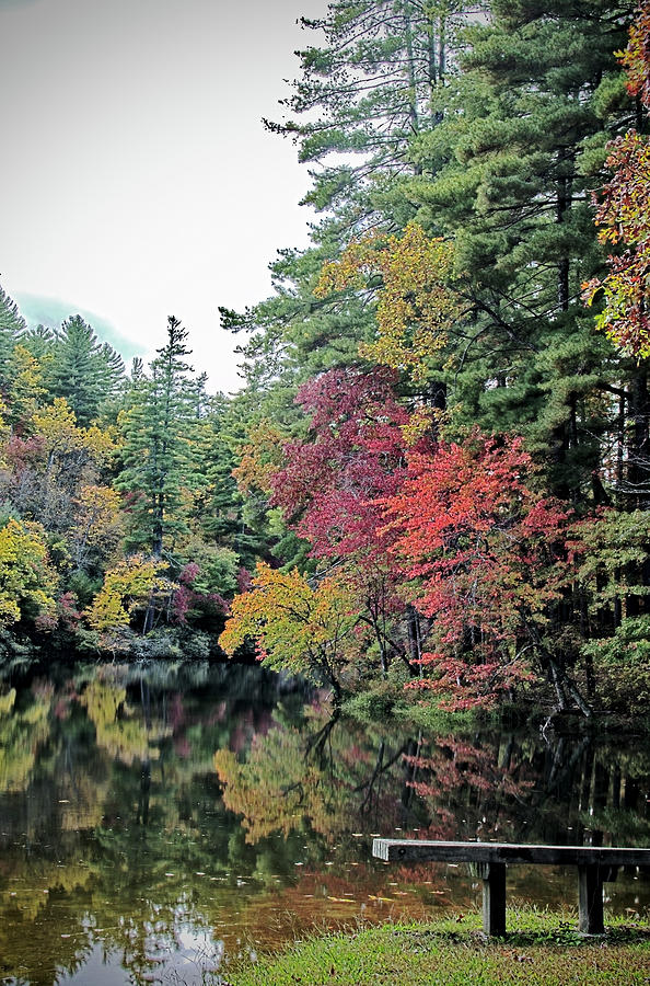 Fall Photograph - Quiet Reflections by John and Nancy Graham