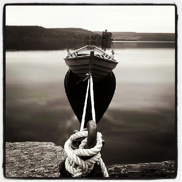 Summer Photograph - Quiet Water #quiet #boat #webstagram by Thomas Berger