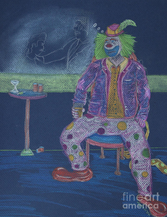 Beer Drawing - Quit Clowning Around by Mike Mooney