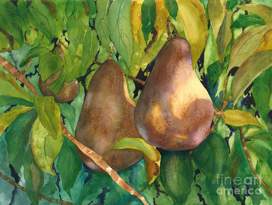 Pear Painting - Quite a Pear by Laura Ramsey
