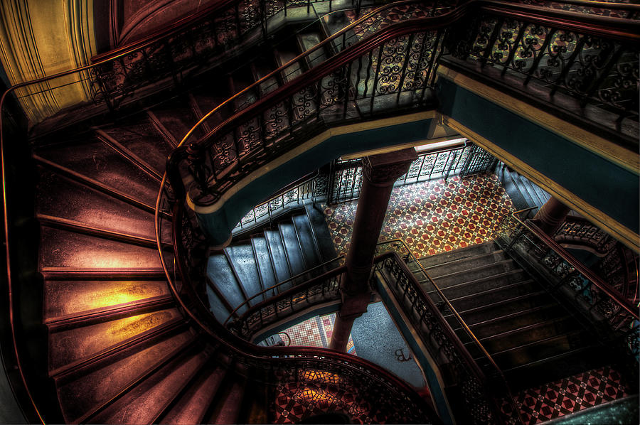 QVB Stairs Photograph by Andrew Dickman