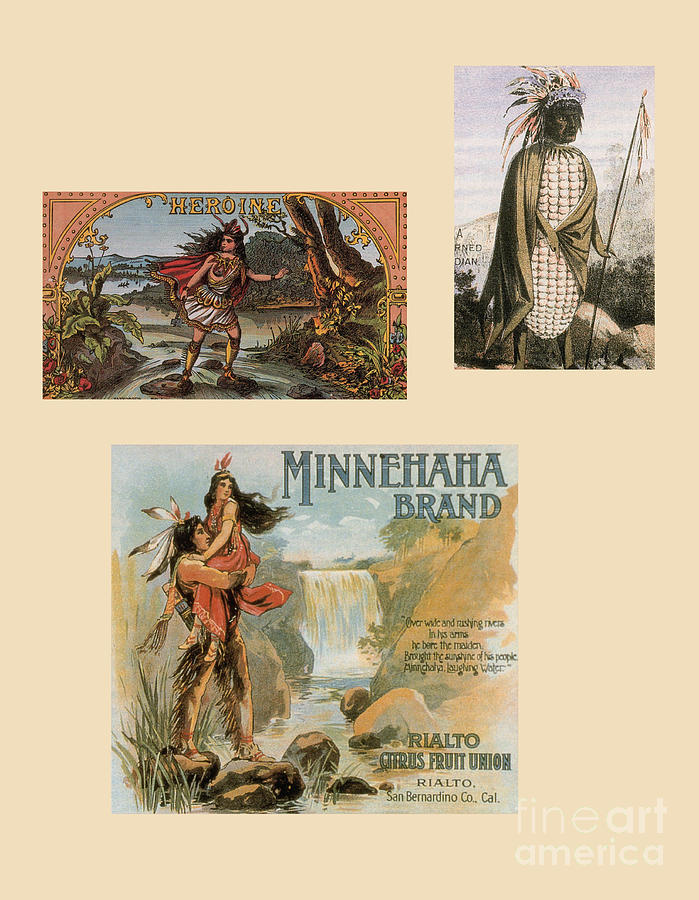 Racist Advertisements Featuring Native Photograph by Photo Researchers