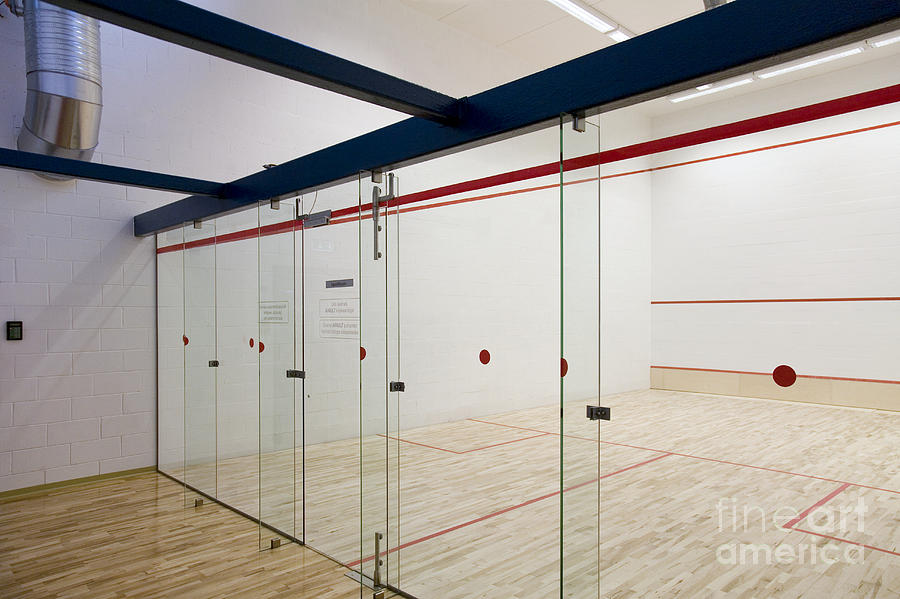 Racquetball Court Glass Divider Photograph by Jaak Nilson - Fine Art ...