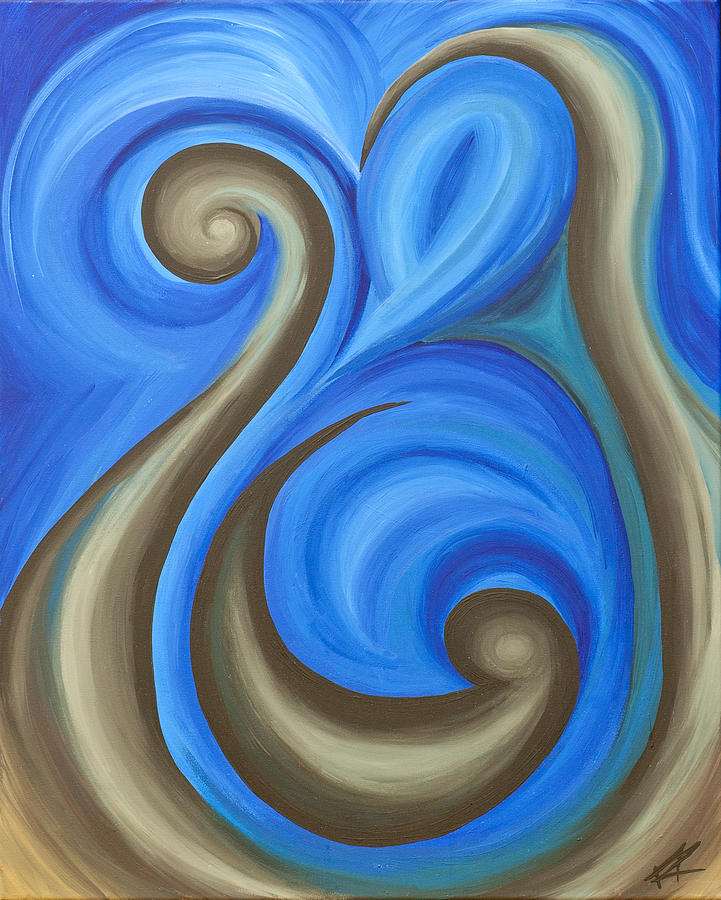 Rad Swirl Painting by Nikki Rondeau