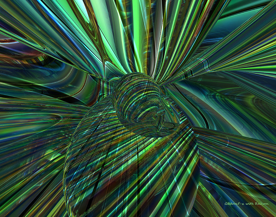 Radiant Flower Fx Digital Art by G Adam Orosco | Fine Art America