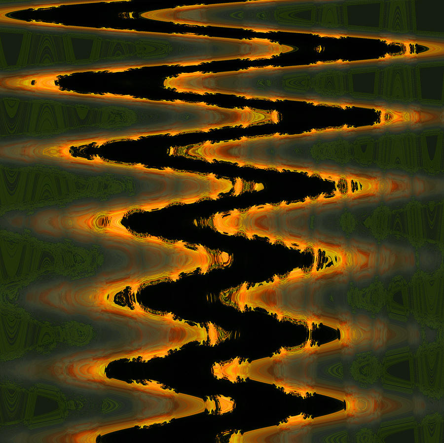 Radiate Wave Painting by Steve Fields