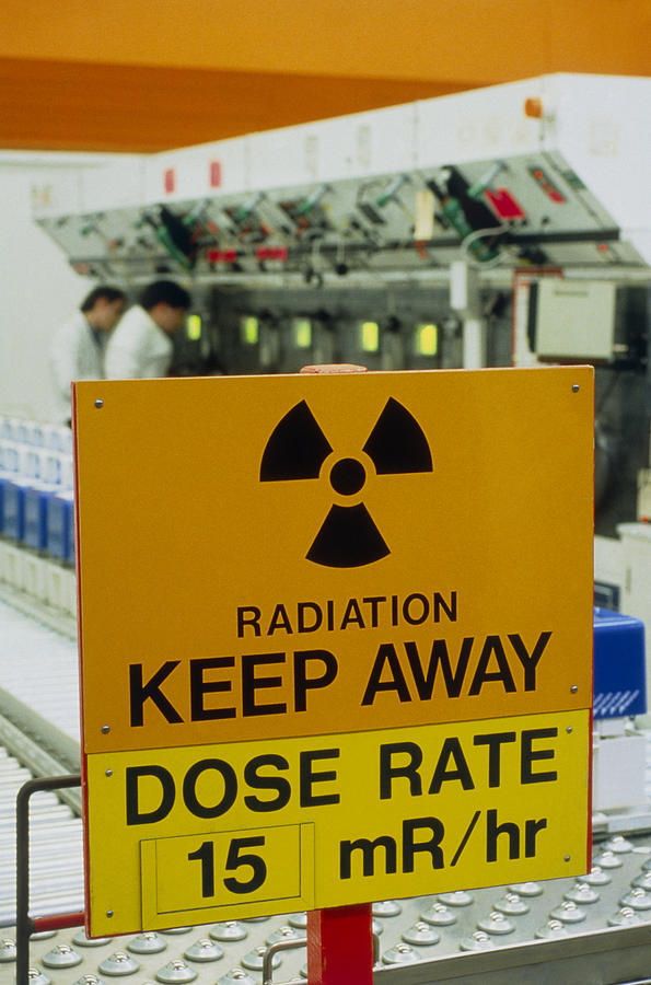 Radiation Hazard Sign At Amersham International Photograph by David Parker