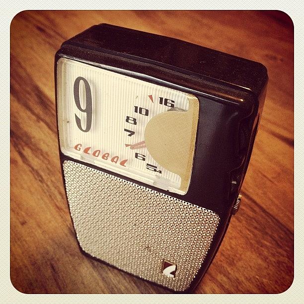 Radios Photograph - Radio 2: Black Global 9 C.1961 #googie by Christopher Hughes