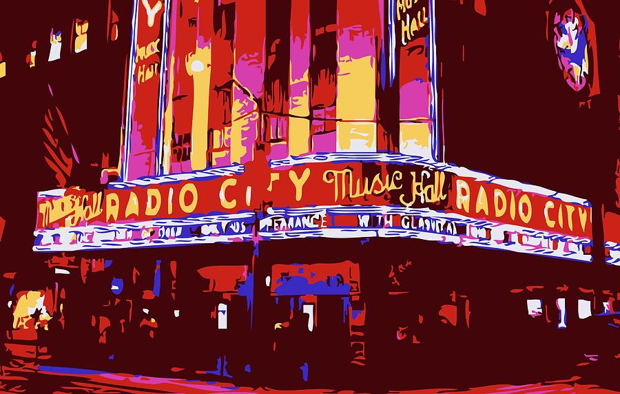 Radio City Music Hall Color 6 Photograph by Scott Kelley