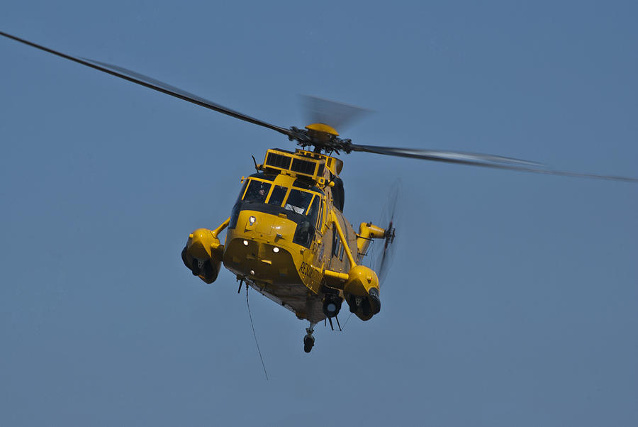 RAF Sea King Search and Rescue Helicopter 3 Photograph by Steve Purnell