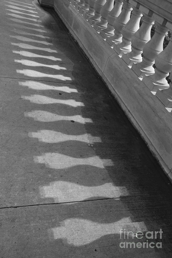 City Photograph - Rail shadows by Jim Wright