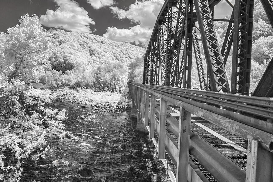 Railroad Bridge Photograph by Mary Almond