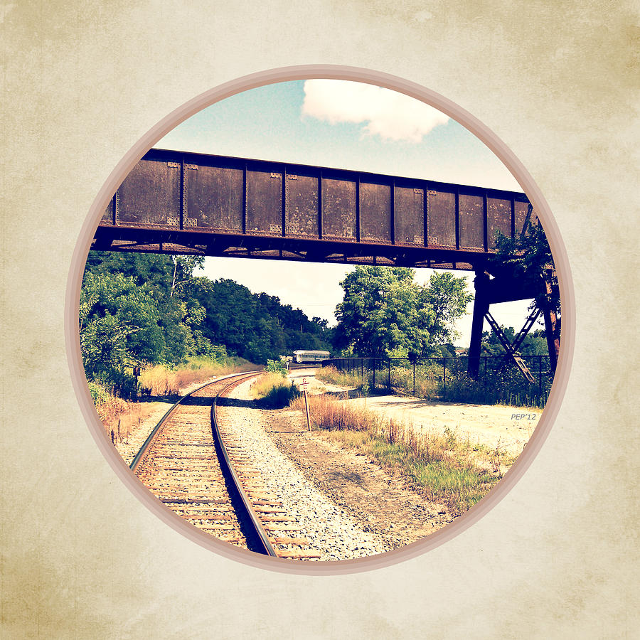 Railroad Tracks And Trestle Photograph by Phil Perkins