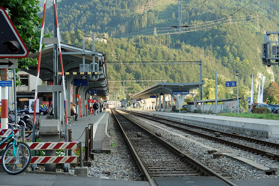 Railway Station West Interlaken Switzerland Photograph by Ashish Agarwal