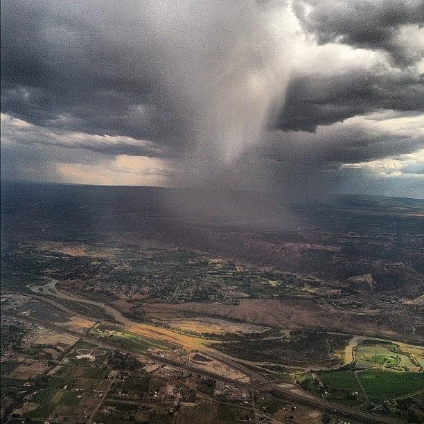 Rain Cloud In Grand Junction, Colorado Photograph by Tyler Rice