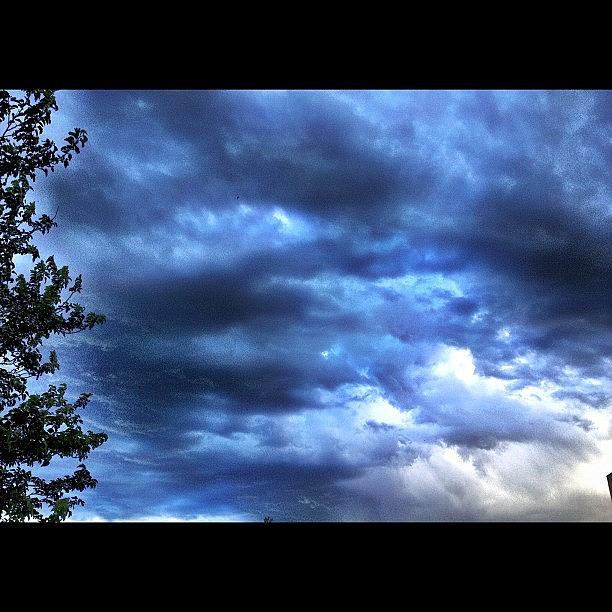 Apple Photograph - Rain Clouds #rain  #clouds #day by Jared Campbell