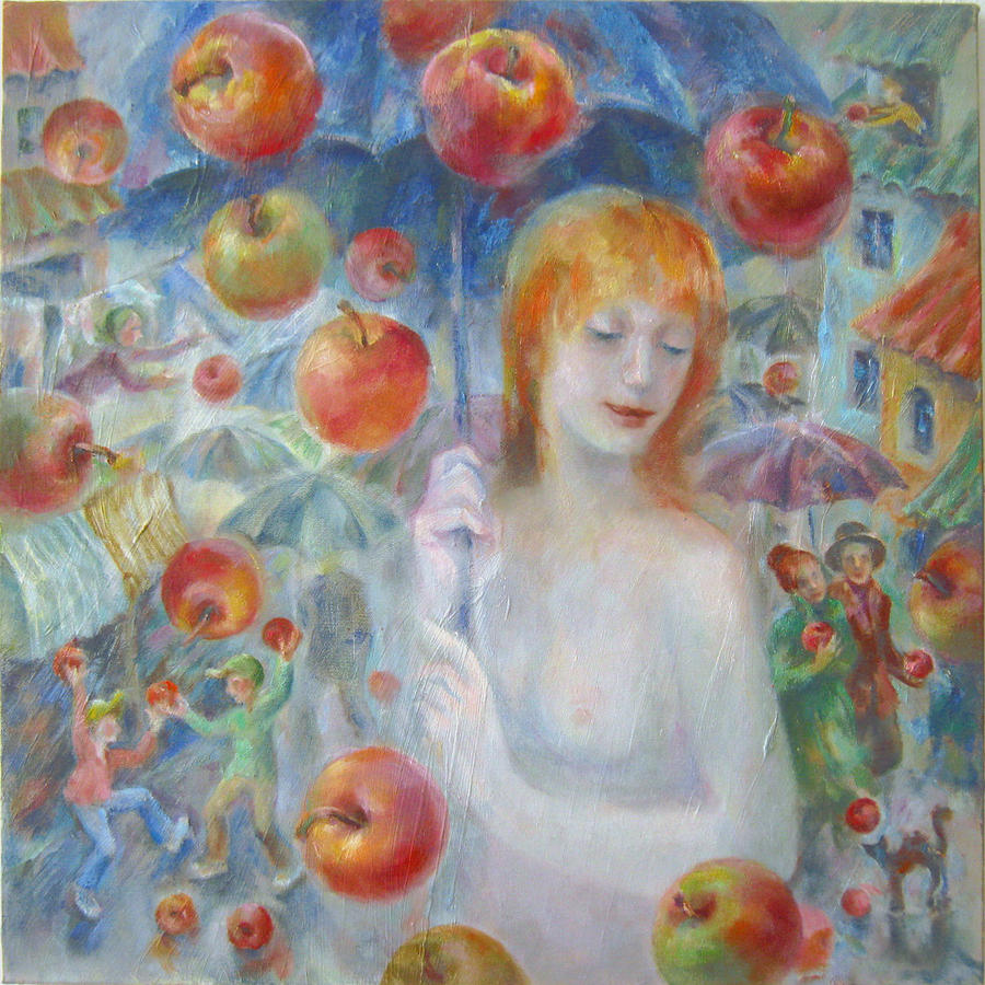 Rain for Eva Painting by Tatyana Berestov