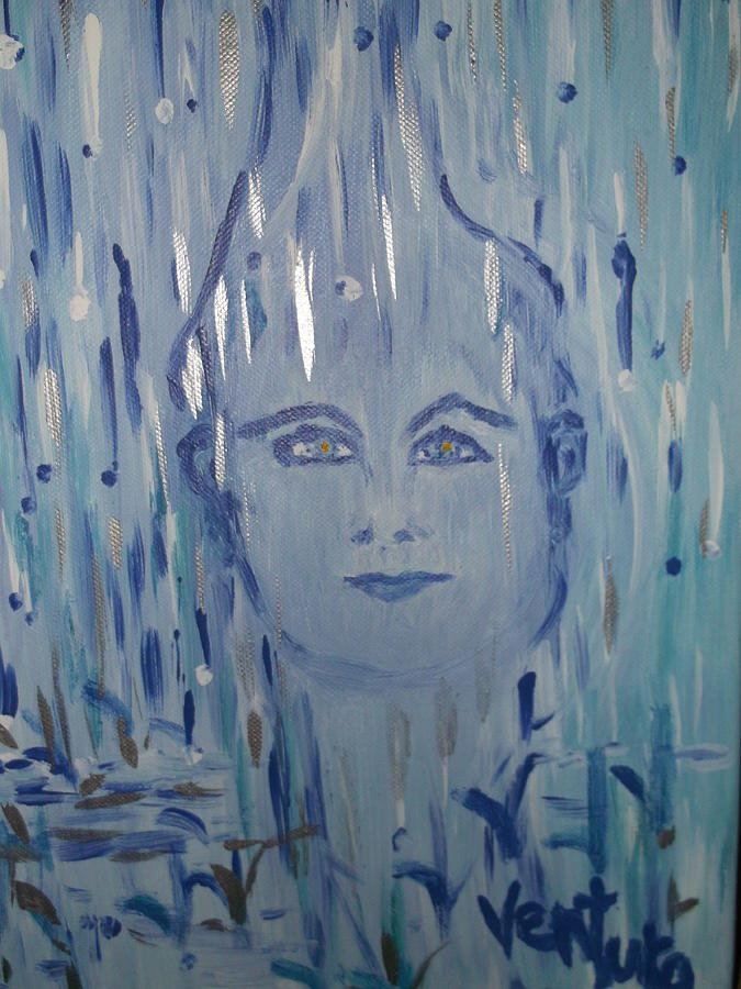 Rain Lady Painting by Clare Ventura