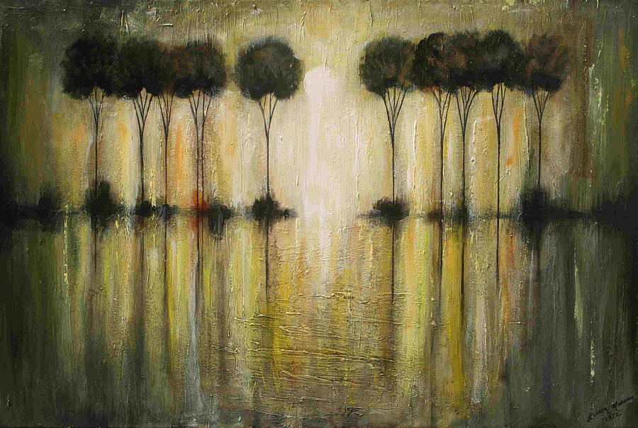 Rain Painting by Lauren  Marems