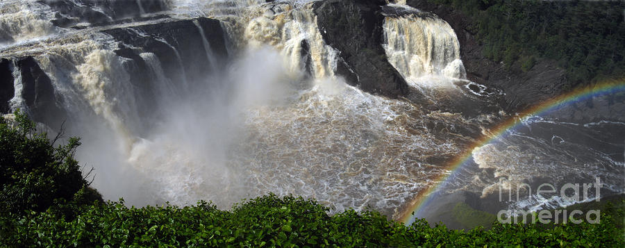 Rainbow and the Waterfall Photograph by Vilas Malankar