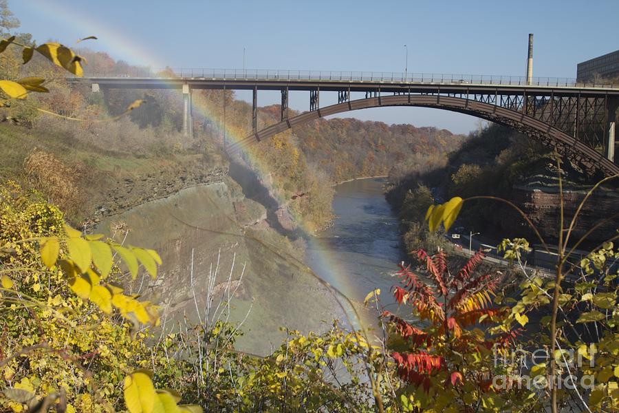 Rainbow at Lower Falls Photograph by William Norton