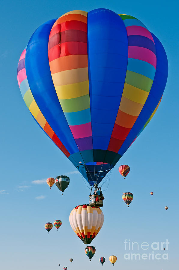 Rainbow Balloon Photograph by Jim Chamberlain