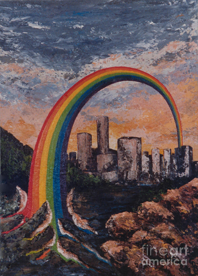 Rainbow Painting by Eva-Maria Di Bella