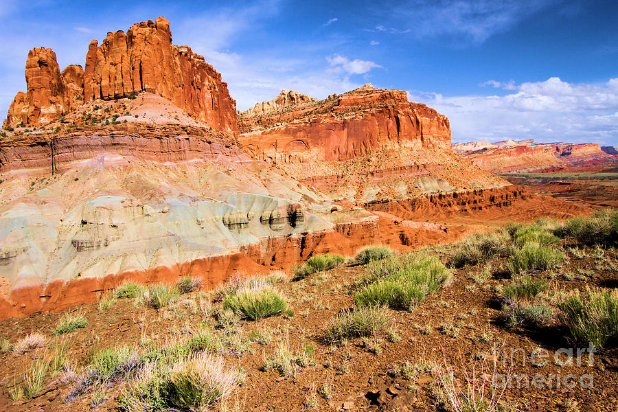 Capitol Reef National Park Photograph - Rainbow Castle by Adam Jewell