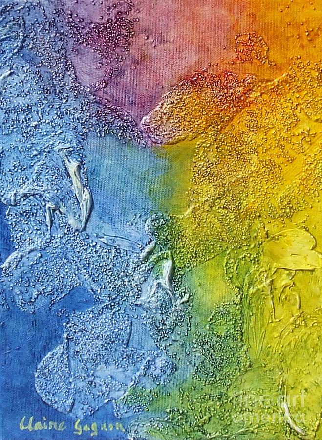 Rainbow Painting by Claire Gagnon