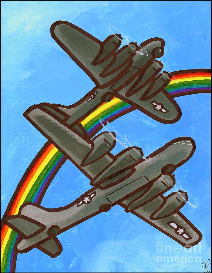 Rainbow Flight Painting by Jim Harris