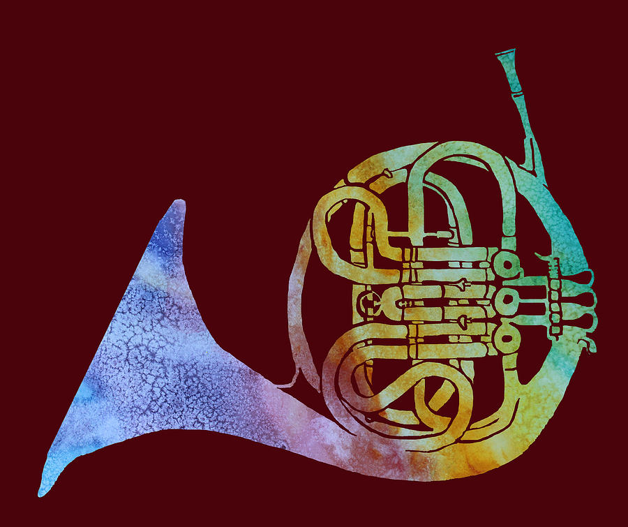 Rainbow Frenchhorn  Digital Art by Jenny Armitage