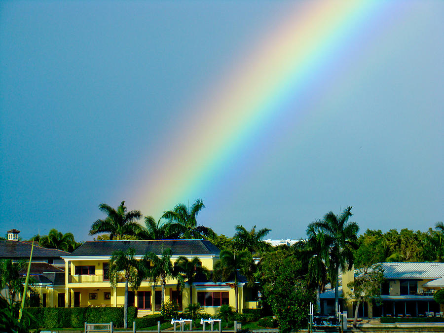 Rainbow in Naples Photograph by Dennis Dugan | Fine Art America