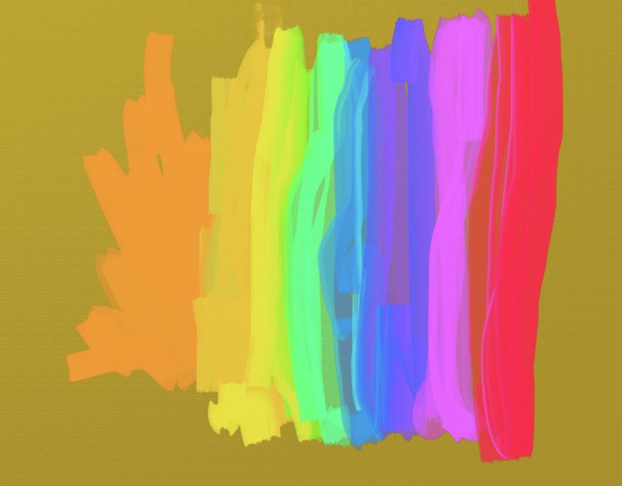Rainbow Island Painting by Naomi Jacobs