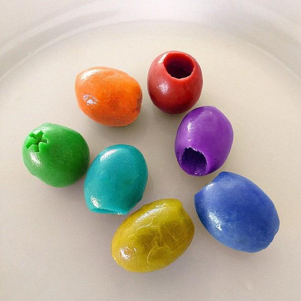 Instagram Photograph - Rainbow Olives by Cameron Bentley