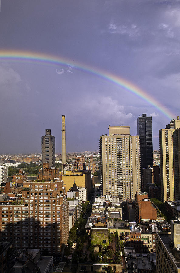Rainbow Over Manhattan 2 Photograph by Madeline Ellis