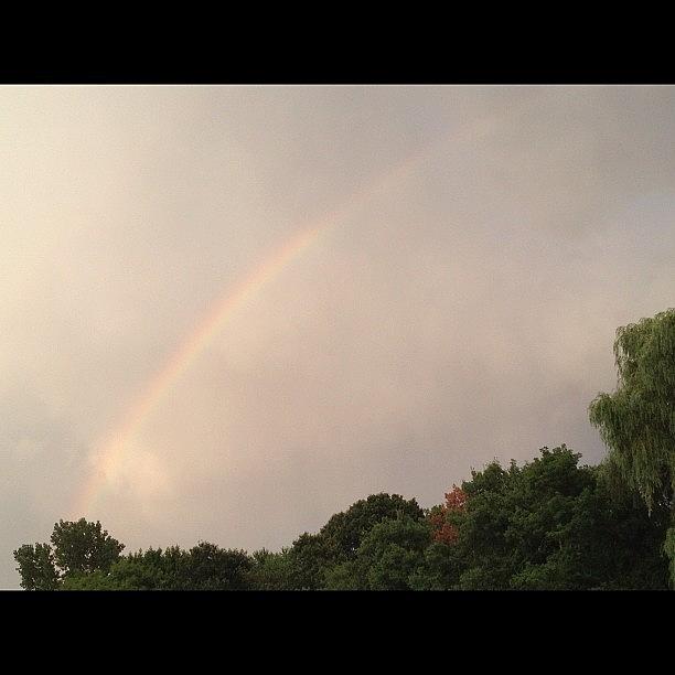 Beautiful Photograph - #rainbow #rain #colors #clouds #pretty by Danielle McNeil