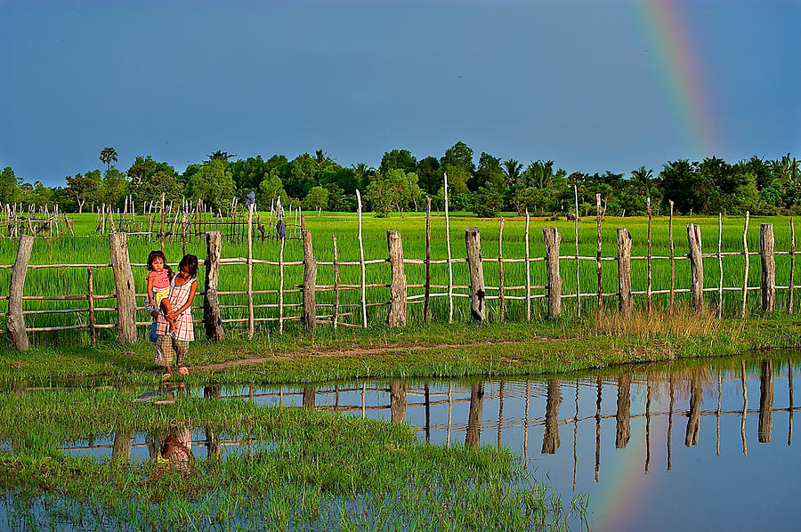 Rainbow Reflection 2 Photograph by Arj Munoz