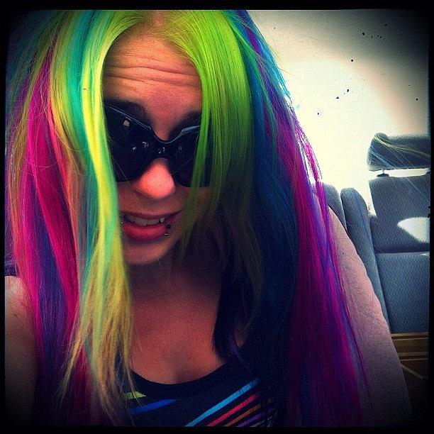 Rainbow Photograph - Rainbow Swag! #nerdgirl #nerdlife by Jenni Pixl