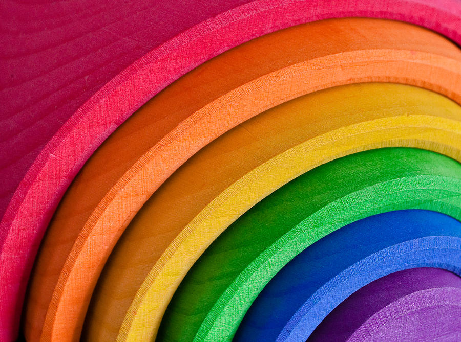 Toy Photograph - Rainbow by Tom Gowanlock