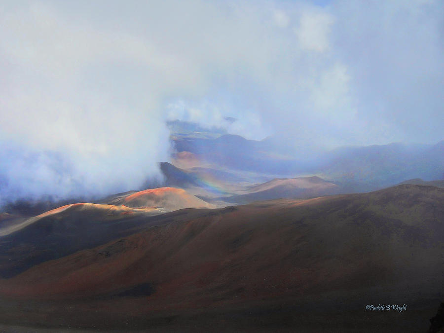 Rainbows and Cinder Cones Photograph by Paulette B Wright