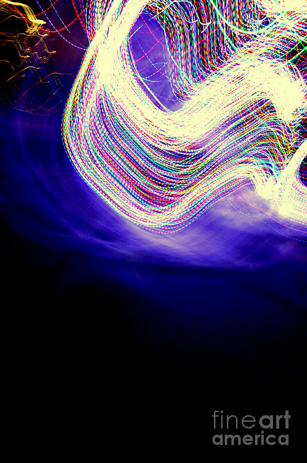 Abstract Photograph - Rainbows Collide by Anjanette Douglas