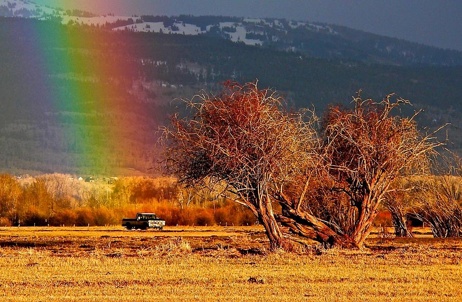 Rainbows End ... A Pickup Photograph by Eric Tressler