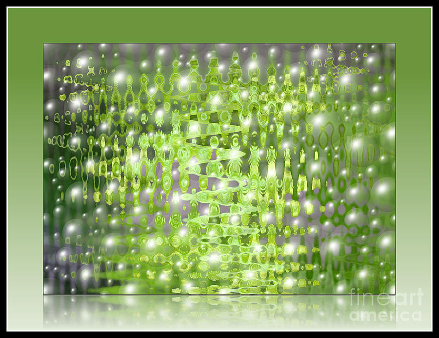 Raining Bubbles Abstract Photograph by Carol Groenen