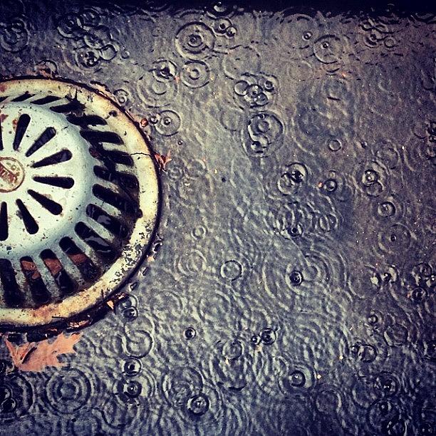 Pattern Photograph - Rainy Day #bleaksburg #virginiatech by Phoebe Hannah