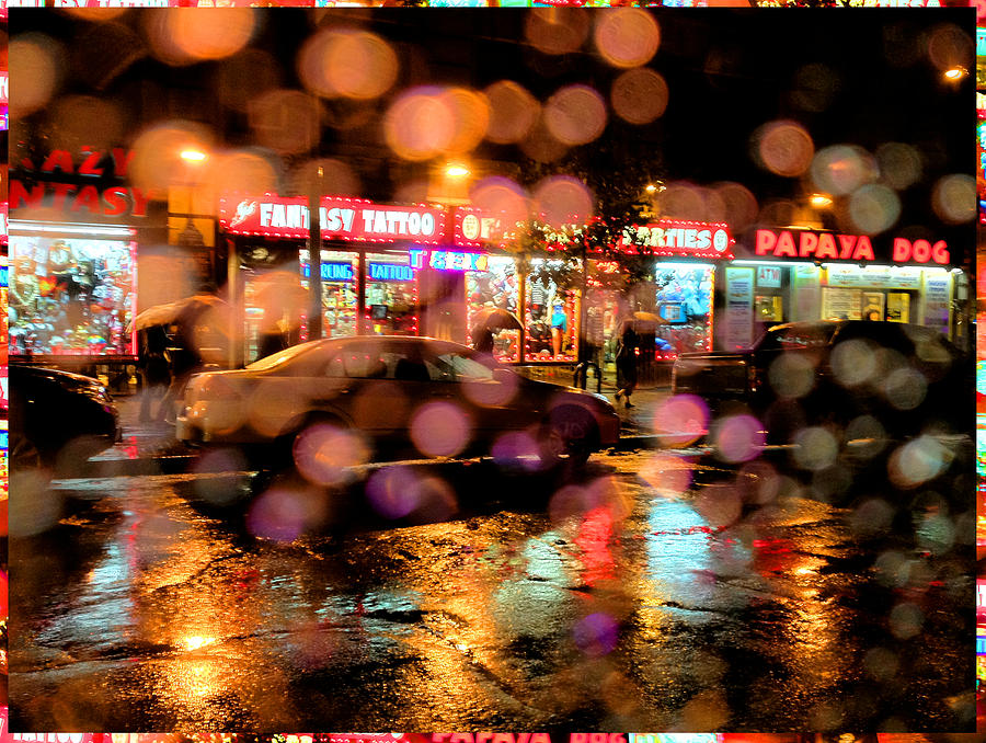 Nature Photograph - Rainy Night by Bill Orcutt