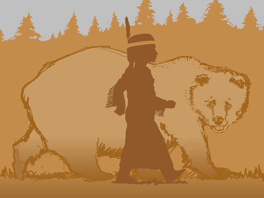Bear Digital Art - Raised From a Cub by Robert Bissett