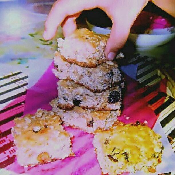 Raisin Oatmeal Bar, My Healthy Snack Photograph by Mima Tungbaban